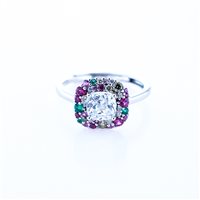 Ring Woman in Silver Zircone FGAN00412